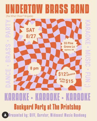 Backyard Party at the Printshop